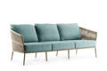 Kapstadt 3er Loungebank Aluminium