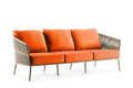 Kapstadt 3er Loungebank Aluminium