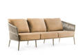 Kapstadt 3er Loungebank Aluminium