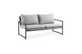 Antwerpen 2er Loungebank Aluminium