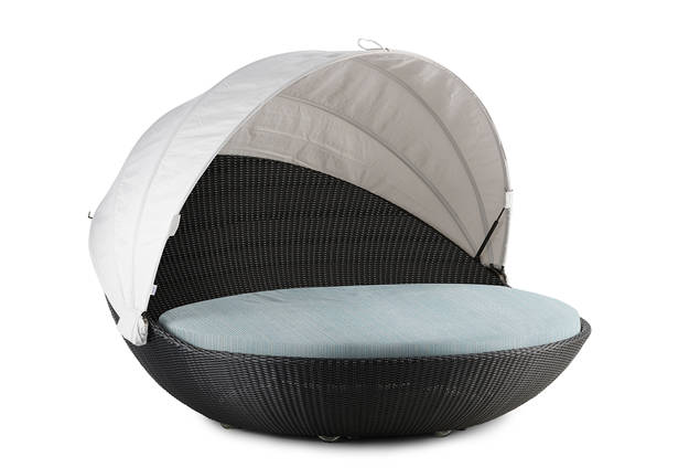 Pula Lit de jardin rotin