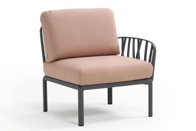 Komodo Fauteuil lounge gauche/droite synthétique