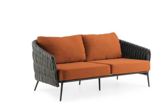 Mali 2.5er Loungebank Aluminium