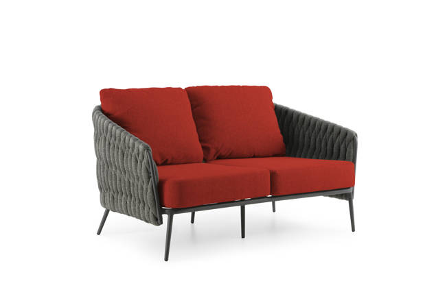 Mali Banc de lounge 2 places aluminium