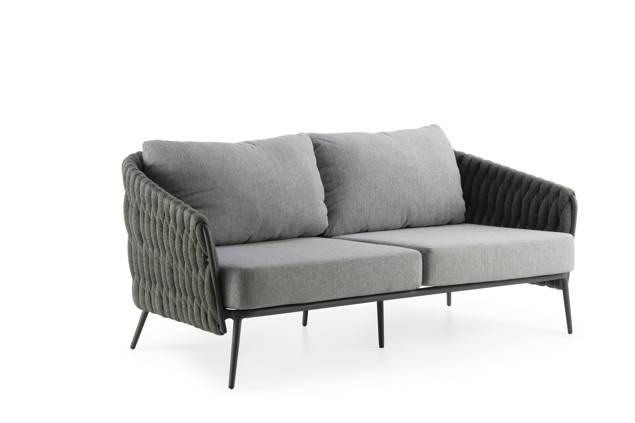 Mali 2.5er Loungebank Aluminium