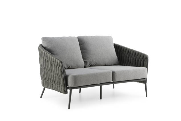 Mali Banc de lounge 2 places aluminium