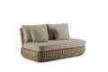 Siena 2er Loungebank Rattan