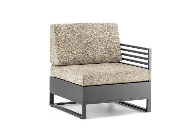 Miami Loungesessel links Aluminium