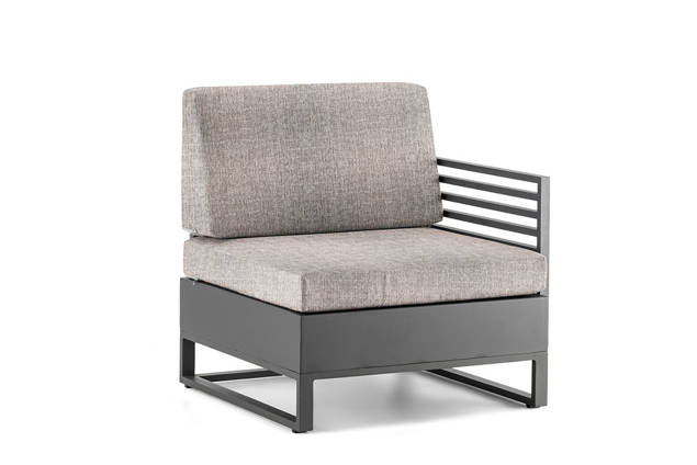 Miami Loungesessel links Aluminium