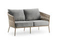 Kapstadt Banc lounge 2 places aluminium