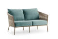 Kapstadt 2er Loungebank Aluminium