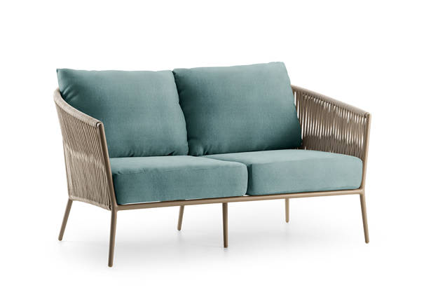 Kapstadt 2er Loungebank Aluminium