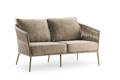 Kapstadt 2er Loungebank Aluminium