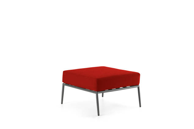 Kapstadt Loungehocker Aluminium