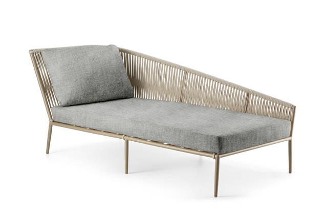 Kapstadt Recamiere links Aluminium