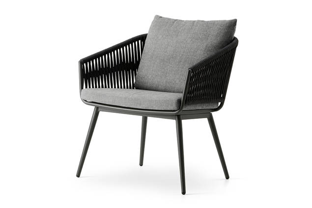 Kapstadt Loungesessel klein Aluminium