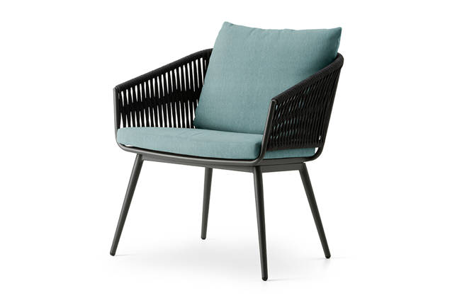 Kapstadt Loungesessel klein Aluminium