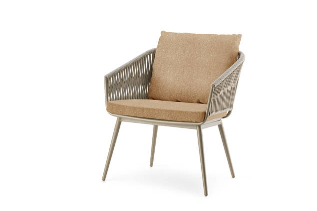 Kapstadt Loungesessel klein Aluminium