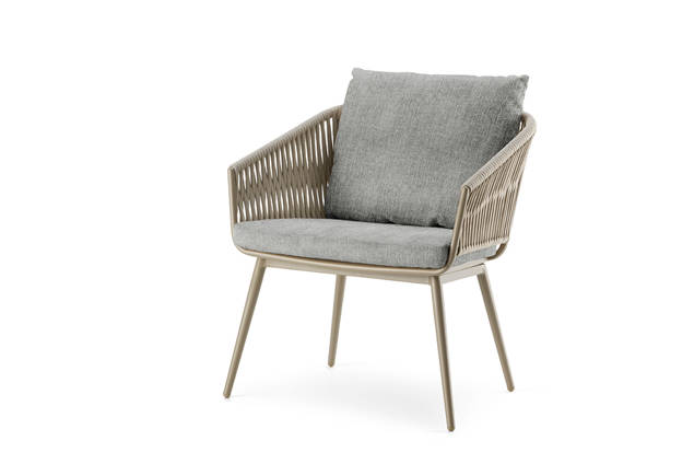 Kapstadt Loungesessel klein Aluminium