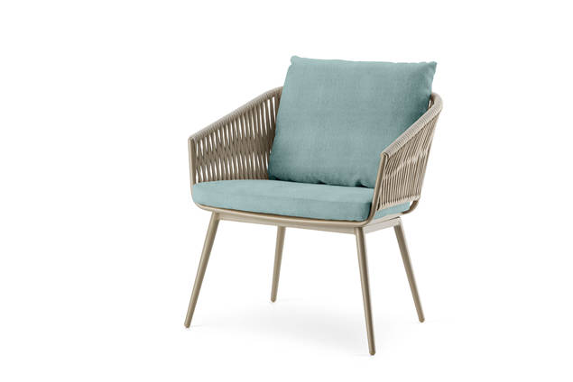 Kapstadt Loungesessel klein Aluminium