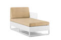 Miami Chaise longue gauche aluminium