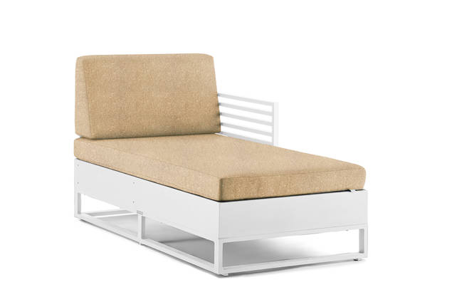 Miami Chaise Longue links Aluminium