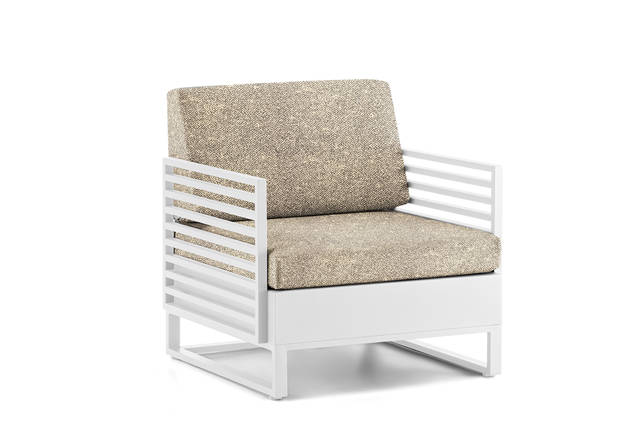 Miami Fauteuil de lounge aluminium