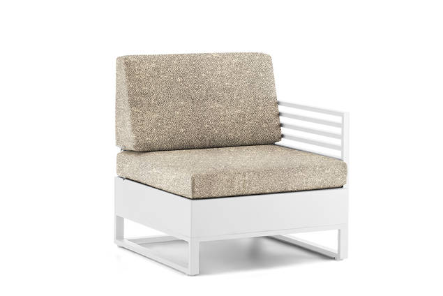 Miami Loungesessel links Aluminium