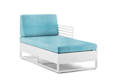 Miami Chaise longue gauche aluminium
