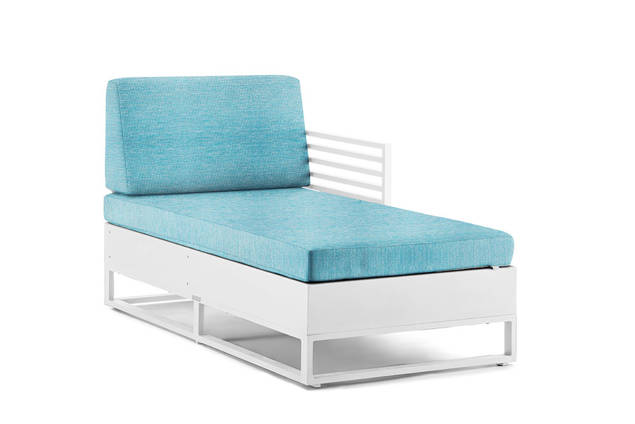 Miami Chaise Longue links Aluminium
