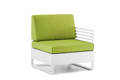 Miami Loungesessel links Aluminium