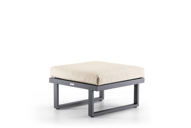 Tosca Tabouret lounge dînatoire aluminium