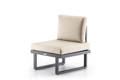 Tosca Dininglounge Sessel Aluminium