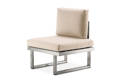 Tosca Dininglounge Sessel Edelstahl