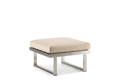 Tosca Loungehocker Edelstahl