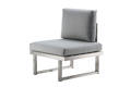 Tosca Dininglounge Sessel Edelstahl