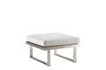 Tosca Loungehocker Edelstahl