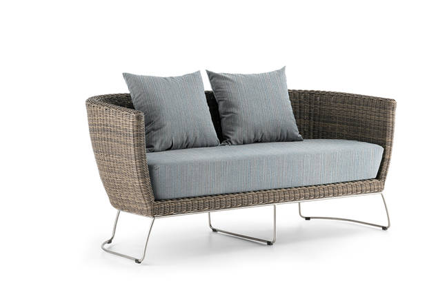 Madonna II 2.5er Loungebank Rattan