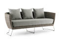 Madonna II 3er Loungebank Rattan