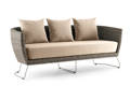Madonna II 3er Loungebank Rattan