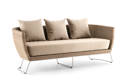 Madonna II Banc lounge 3 places rotin
