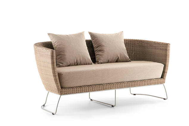 Madonna II 2.5er Loungebank Rattan