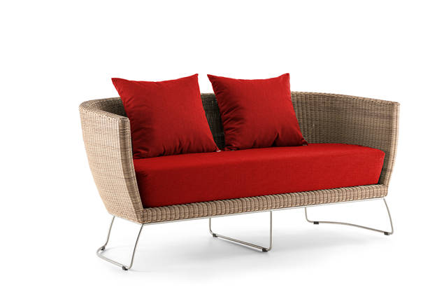 Madonna II 2.5er Loungebank Rattan