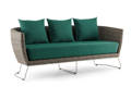 Madonna II 3er Loungebank Rattan