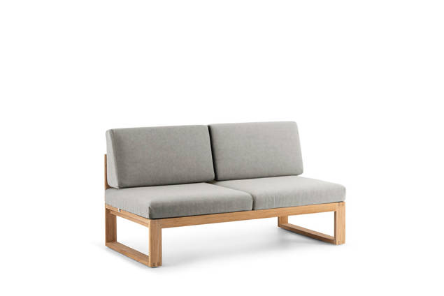 Madeira 2er Loungebank Holz