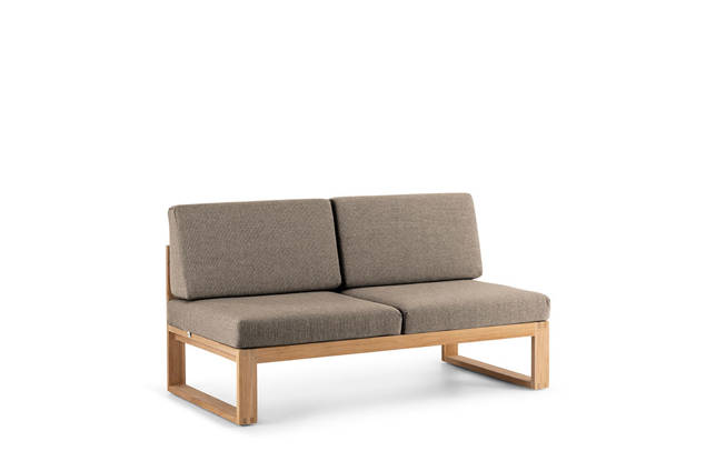 Madeira 2er Loungebank Holz