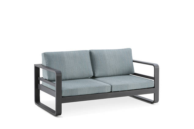 Split 2er Loungebank Aluminium