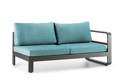Split Banc de lounge 2 places gauche aluminium