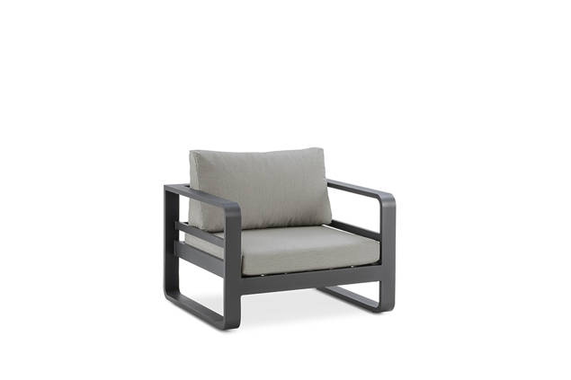 Split Fauteuil lounge aluminium