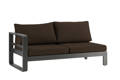 Split Banc de lounge 2 places droite aluminium